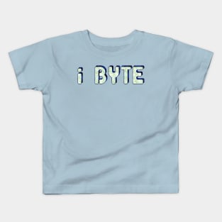 I Byte Patterned Kids T-Shirt